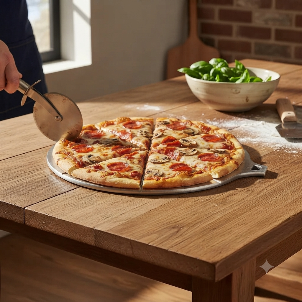 Pizzero o molde para pizza 36 cm 6 porciones - Imagen 3