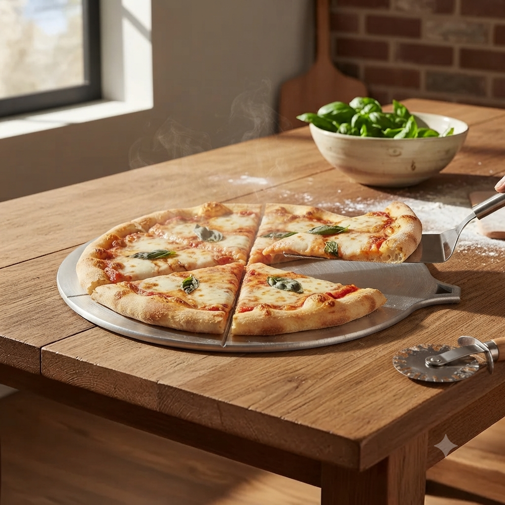 Pizzero o molde para pizza 36 cm 6 porciones - Imagen 2