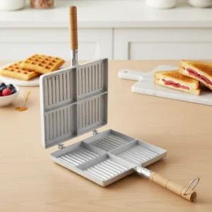 Sanduchera 4 Puestos En Aluminio