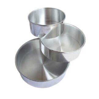  Molde de aluminio USA Pan, para hacer pan de molde de 1 libra,  Plateado : Hogar y Cocina
