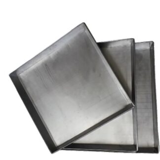 Bandeja en aluminio para panadería de 65 X 45 cm