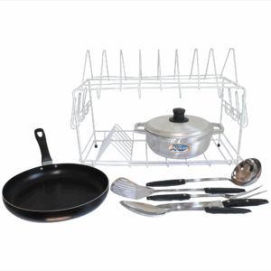 Platillero 2pisos + Sarten 24+ Caldero 0 + utensilios