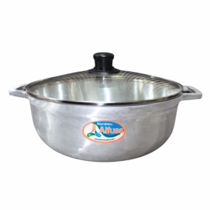 Caldero perol #8 tapa de vidrio