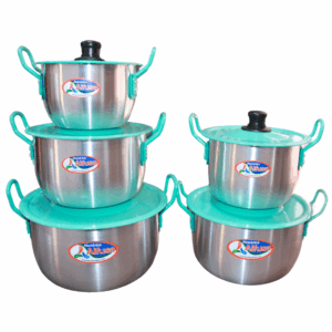 Juego de Ollas Ovalada 16-24 Tapa Plana Lavanda