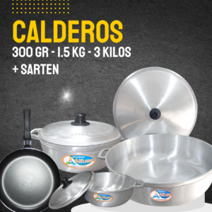 Calderos xl + sarten antiadherente