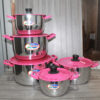 JUEGO DE OLLAS FUCSIA 16-24 CM - Imagen 2