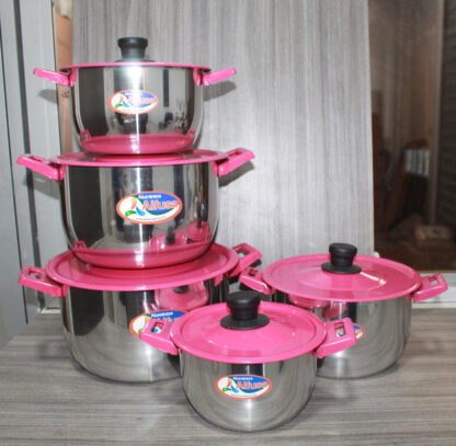 JUEGO DE OLLAS FUCSIA 16-24 CM - Imagen 2