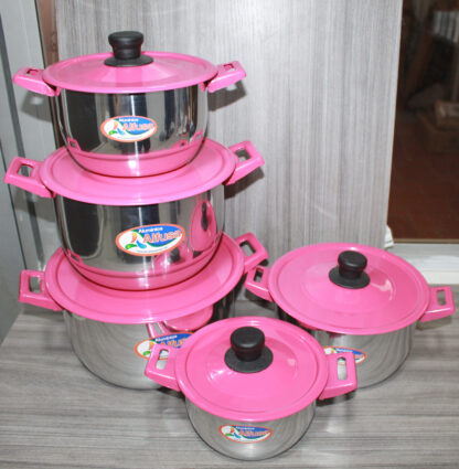 JUEGO DE OLLAS FUCSIA 16-24 CM - Imagen 3