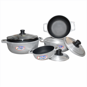 Set de Calderos Antiadherente 13-17-22-24 cm