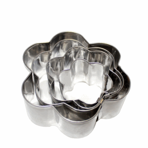 Cortador de galleta - flor x4